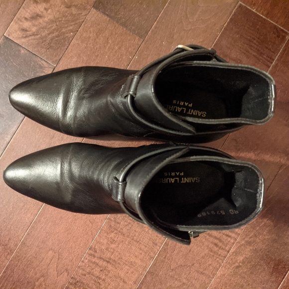 AUTHENTIC YSL Black Wyatt Jodhpur Boots - Picture 12 of 15
